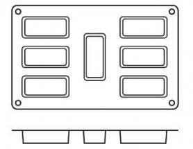 Форма SF054 Слиток