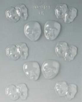 Форма для шоколада 90-13914 Маски карнавал