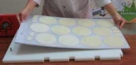 Пластиковая подложка для базы CHBA и трафаретов CH60 для производства шоколадных пластин