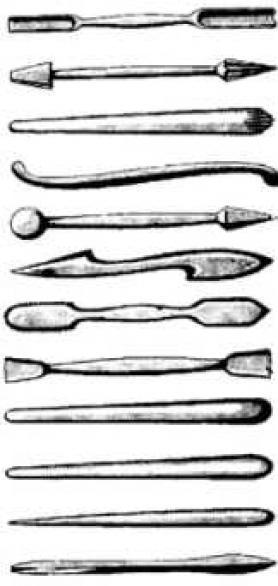 Набор MARSET 12 палочек для марципана