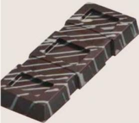 Форма для шоколада поликарбонатная МА 1910 Плитка