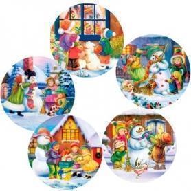 Украшения вафельные картинки «НОВЫЙ ГОД №8»