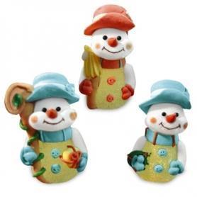Украшения сахаристые 7728 Снеговик в шляпе