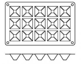 Форма SF008 мини-пирамида